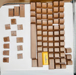Chocolate Key Caps for Mechanical Keyboard 112 Keys
